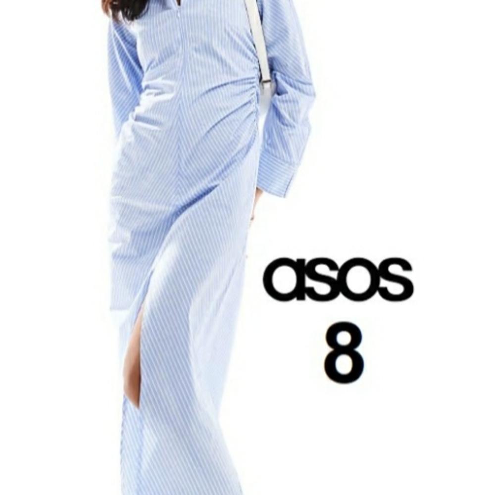 ASOS DESIGN ZIP UP MAXI DRESS